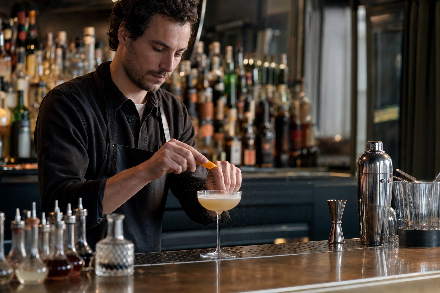 Au comptoir, l'heure doree des bars