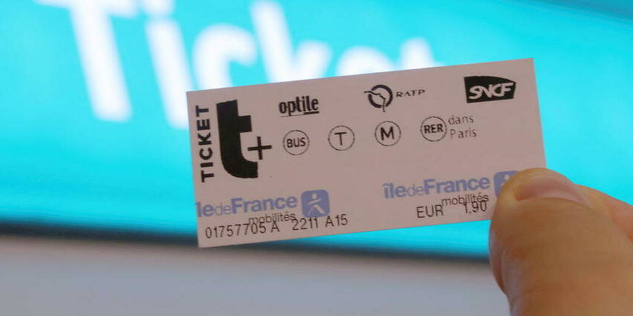 Ticket de métro RATP prix