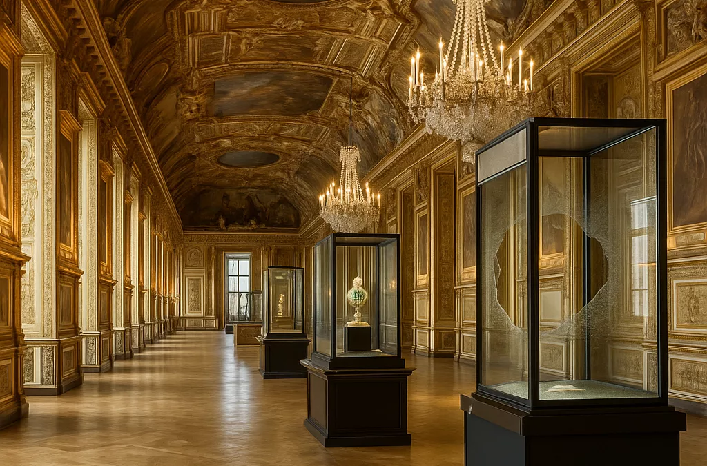 Braquage d’exception au Musée du Louvre : deux suspects arrêtés, huit joyaux souverains envolés
