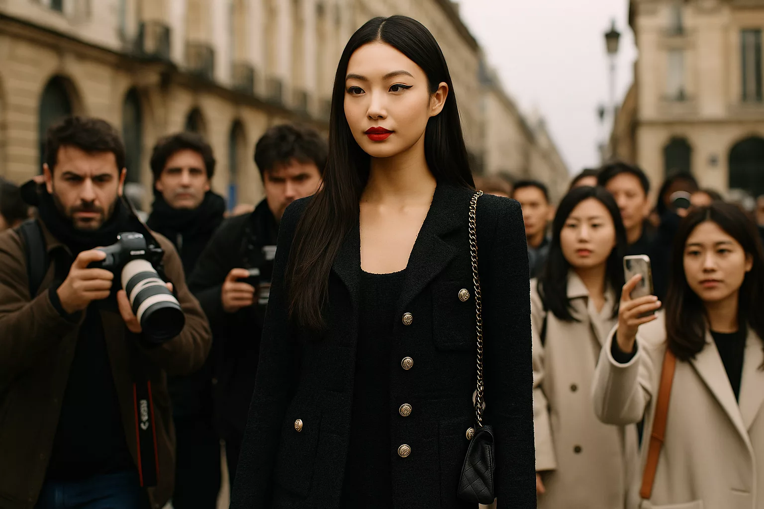 L’invasion élégante des stars asiatiques à Paris