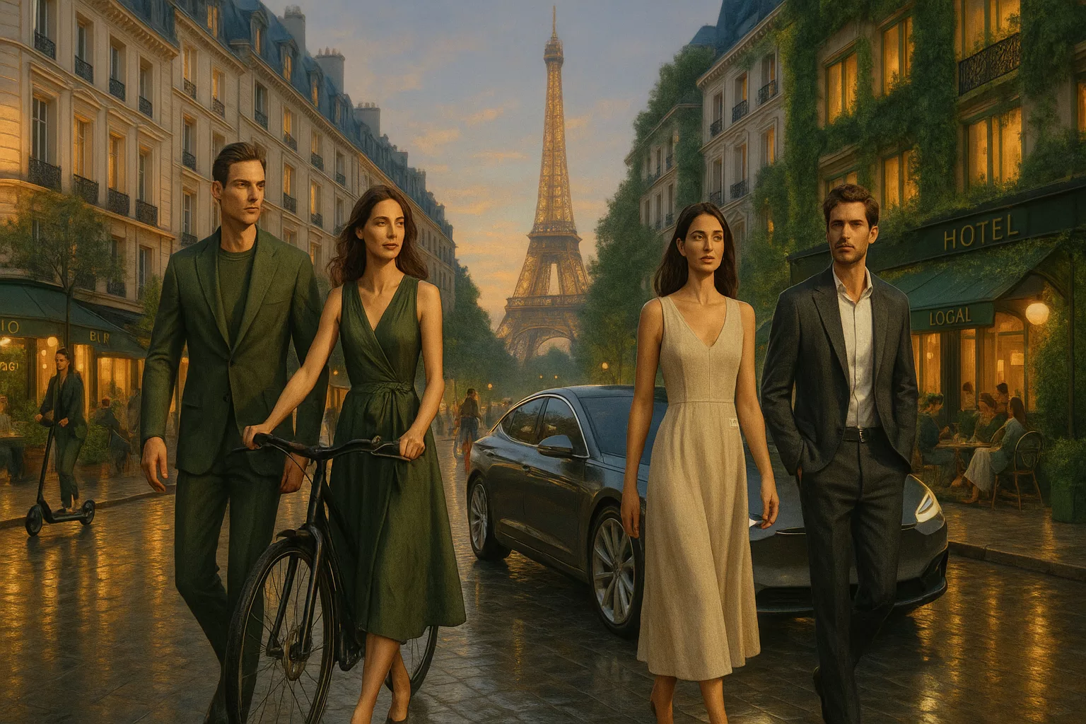 Les Stars à Paris : Quand le Luxe Rencontre l’Écoresponsabilité