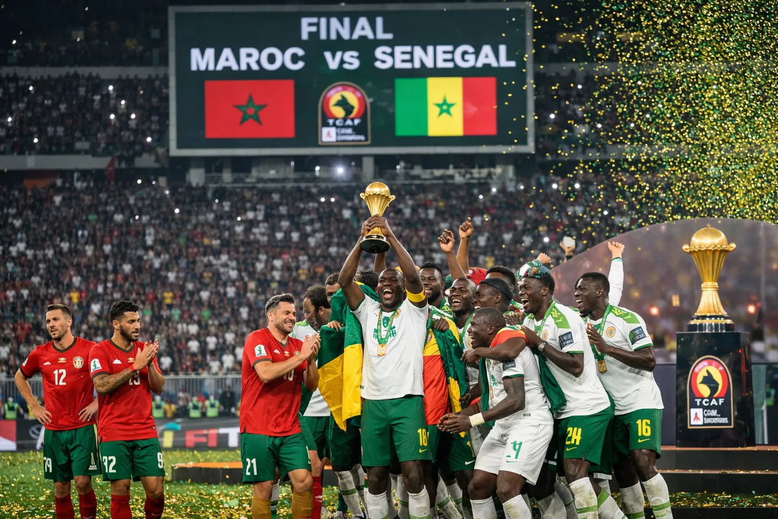 Maroc – Sénégal en finale de CAN : le trophée s’éloigne, mais le Maroc s’impose comme puissance d’organisation et de projection